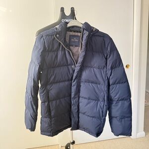 Brooks Brothers Dark Blue Puffer Jacket